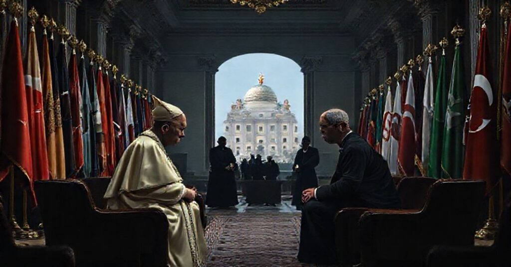 Antipope Leo XIV and Turkish President Erdogan in diplomatic meeting discussed in Vatican as a betrayal of Catholic Truth.