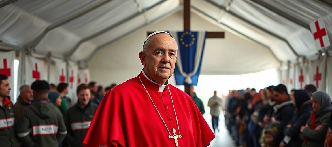 Antipope Leo XIV visits Lampedusa migrant hotspot as humanitarianism replaces Christ's Kingship in a Masonic-driven operation