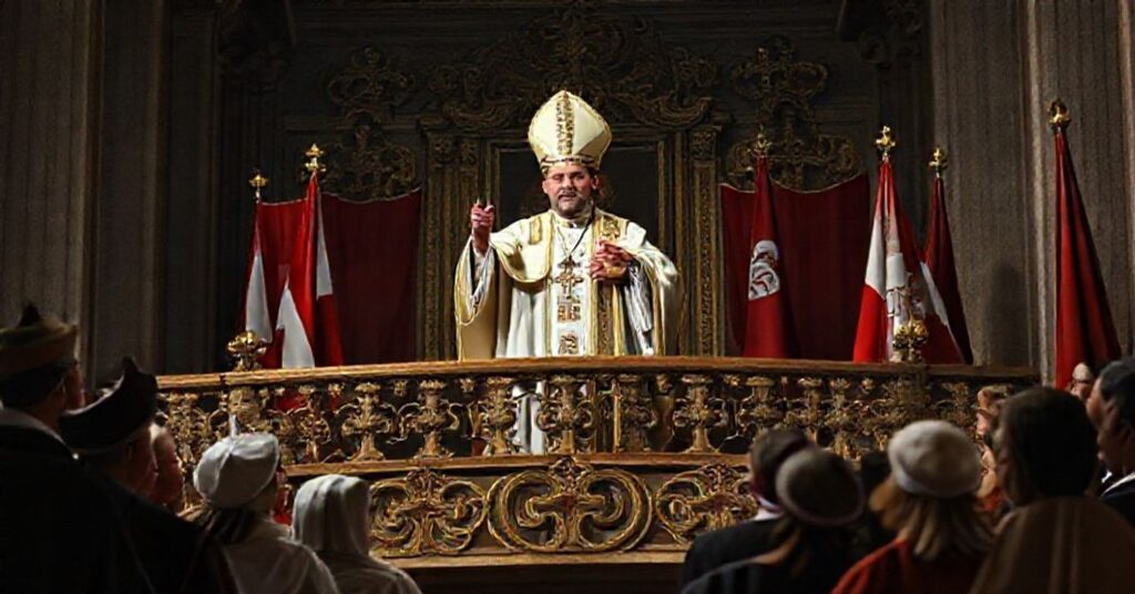 Antipope Leo XIV addresses Latvian pilgrims in a Vatican setting, promoting modernist 'hope' while undermining Catholic doctrine.