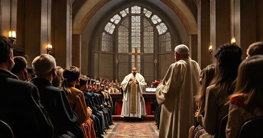 Antipope Leo XIV addressing youth at National Catholic Youth Conference (NCYC) in Indianapolis