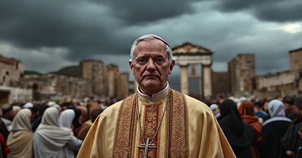 Antipope Leo XIV's apostolic journey to Nicaea and Lebanon, promoting syncretism and false unity.