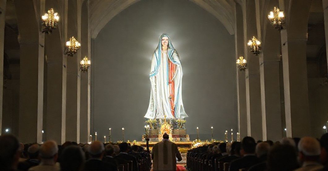 A solemn Catholic Mass in Crato, Brazil, focused on the newly inaugurated 177-foot 'Our Lady of Fatima' statue, with 'Bishop' Magnus Henrique Lopes presiding.