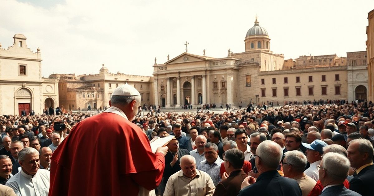 Cardinal Jean-Paul Vesco and antipope Leo XIV in Algeria, symbolizing heresy and apostasy.