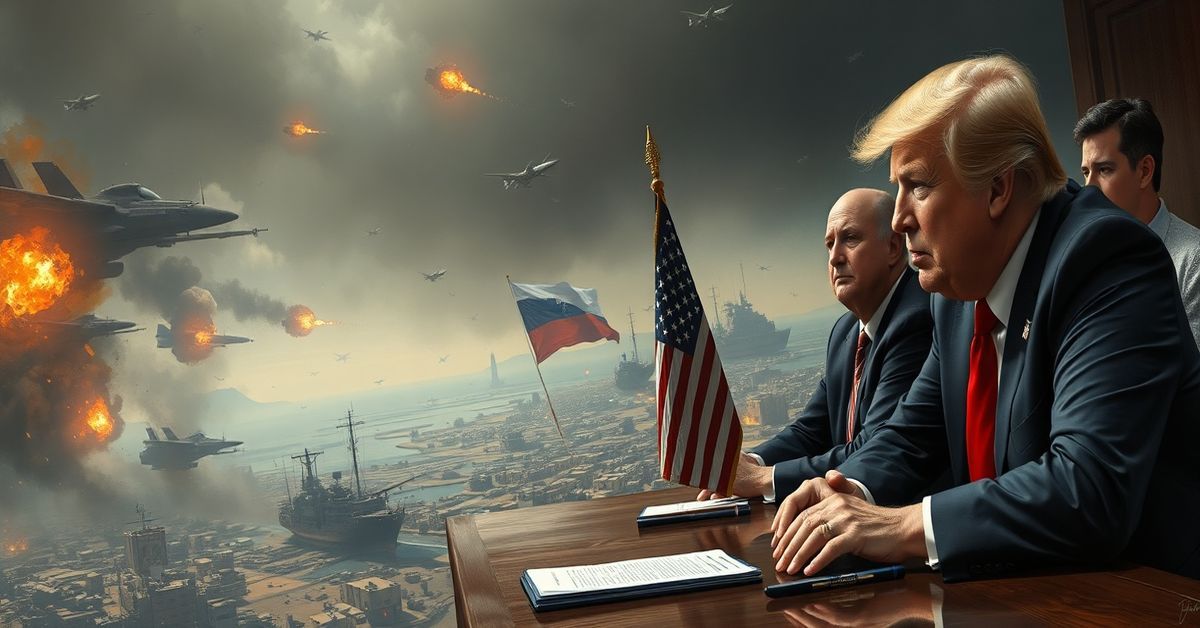 A reverent Catholic illustration of Middle East tensions, featuring Israeli Defense Minister Israel Katz and U.S. President Donald Trump, highlighting the lack of Christ's kingship in modern conflicts.