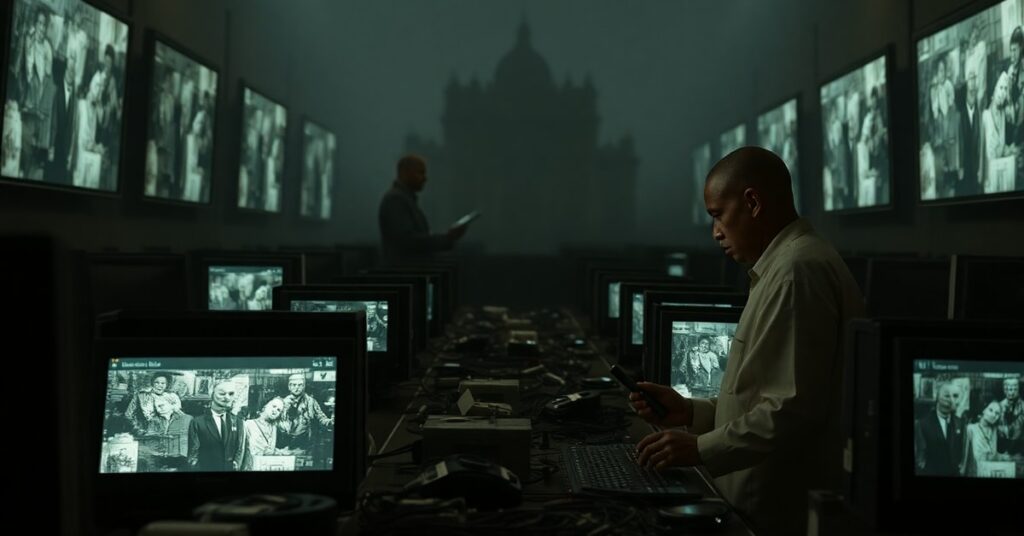 A Kenyan data labeler working in poor conditions while the antipope Leo XIV presents an encyclical on AI exploitation, highlighting the hypocrisy of the conciliar sect.