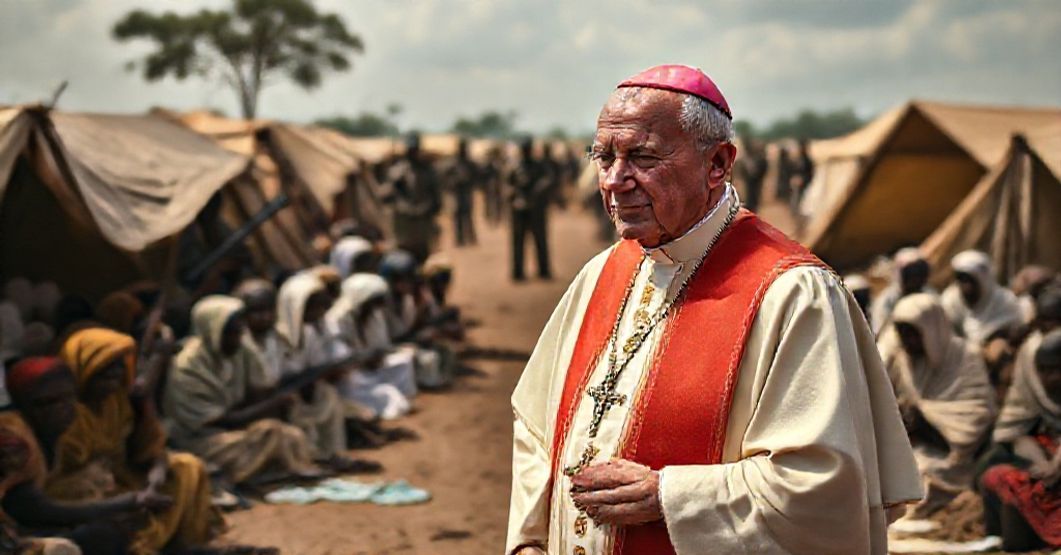 Conciliar Sect's Mozambique Visit Exposes Spiritual Bankruptcy - 'Cardinal' Parolin amidst displaced Catholics without sacramental ministry.