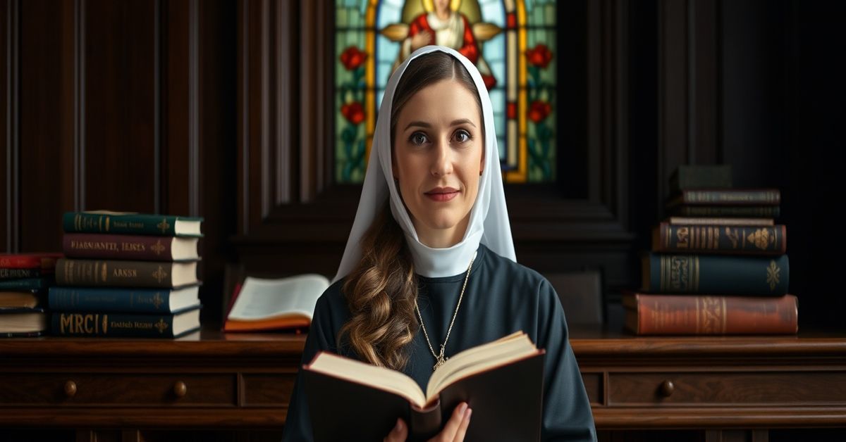 Christian counselor Kaley Chiles in a traditional Catholic setting, reflecting on the Supreme Court's ruling on 'conversion therapy'.