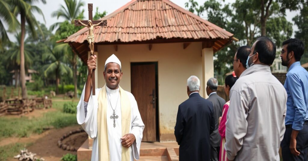 Traditional Catholic priest upholding Christ the King's reign in India amidst modernist "church leaders".