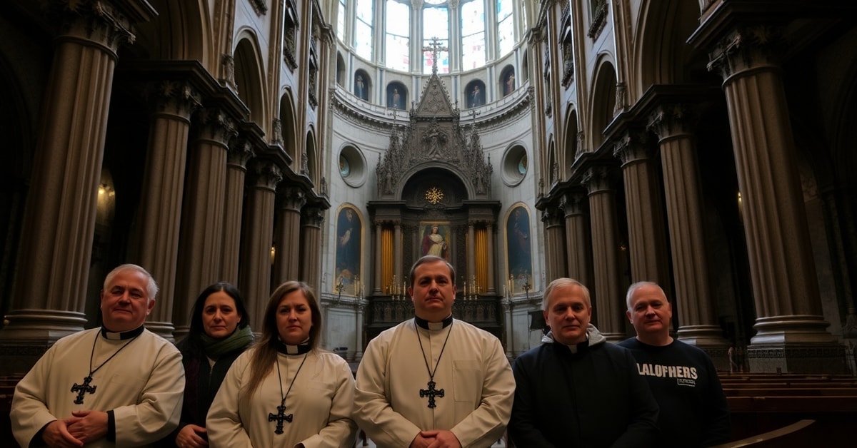 Catholic activists protest desecration of Saint-Laurent Church in Paris during Nuit Blanche festival
