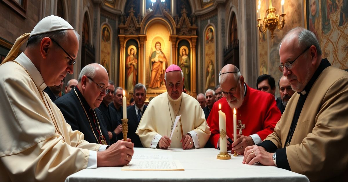 Christian leaders sign controversial ecumenical pact in Bari's Basilica di San Nicola.
