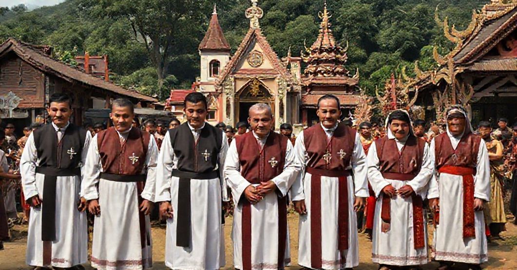 Idente Missionaries in Chiang Mai, Thailand, engaging in syncretic practices with Buddhist and animist communities.