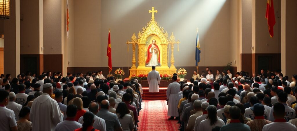 Sedevacantist critique of the invalid beatification of Father Francis Xavier Truong Buu Diep in Vietnam under antipope Leo XIV's 'Cardinal' Luis Antonio Tagle and 'Bishop' Peter Phan Tan Loi.