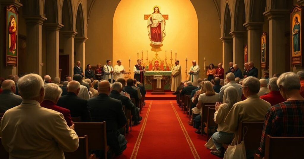 A traditional Catholic family in dismay as modernist clergy promote First Saturdays devotion at Knock Shrine.