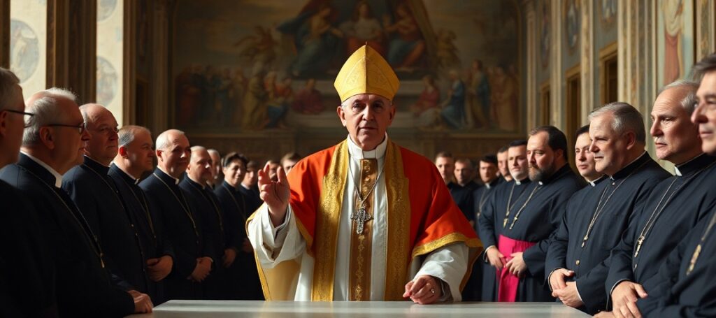 Pope Leo XIV delivers an address to the Dicastery for Evangelization, promoting modernist evangelization methods devoid of supernatural truth.