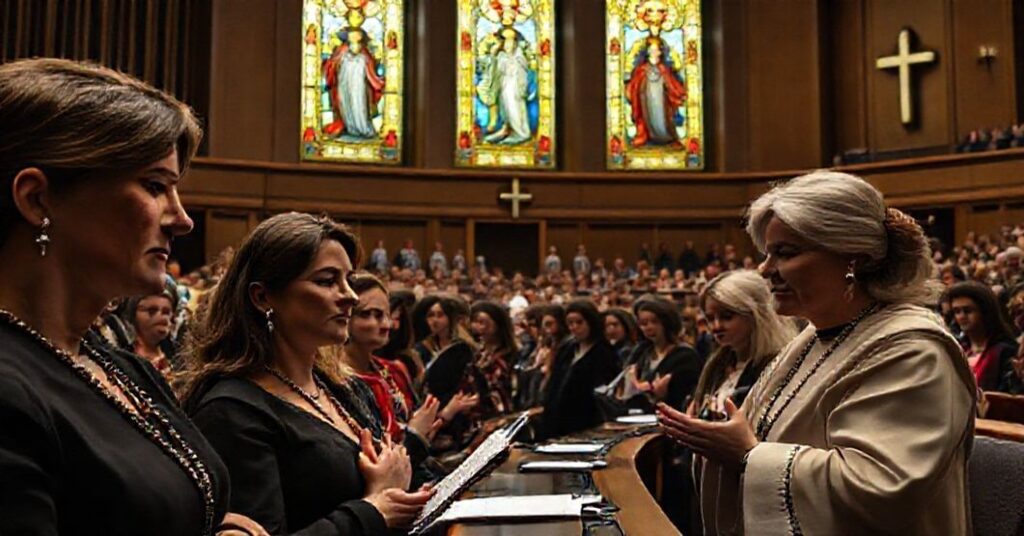 Pro-life event in European Parliament with testimonies and Catholic prayer