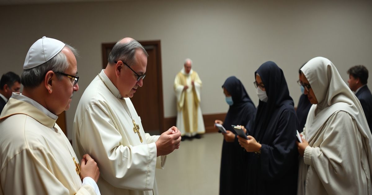 Sacrilegious Distribution of Communion to ICE Detainees Priests and religious sister administering Communion to ICE detainees at Broadview facility in Illinois
