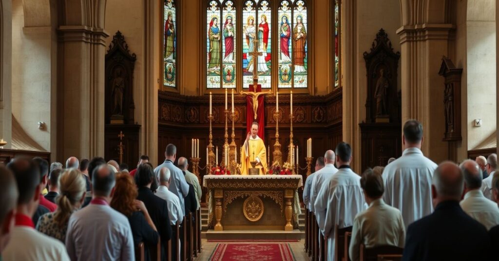 Sedevacantist Catholic Mass for supernatural peace through Christ the King's reign.