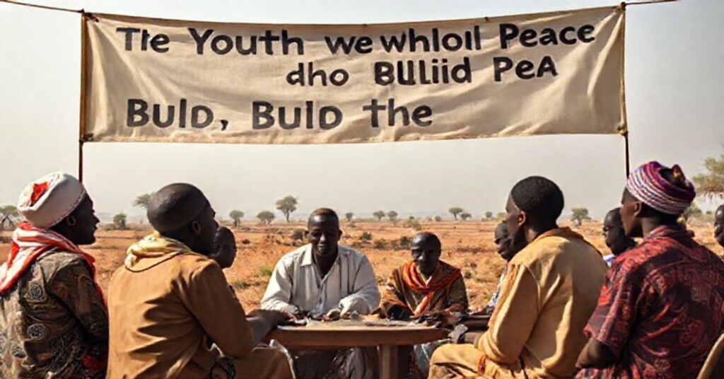 A solemn workshop in South Sudan led by Eduardo Hiiboro Kussala, focusing on youth-led peacebuilding without Christ's presence.