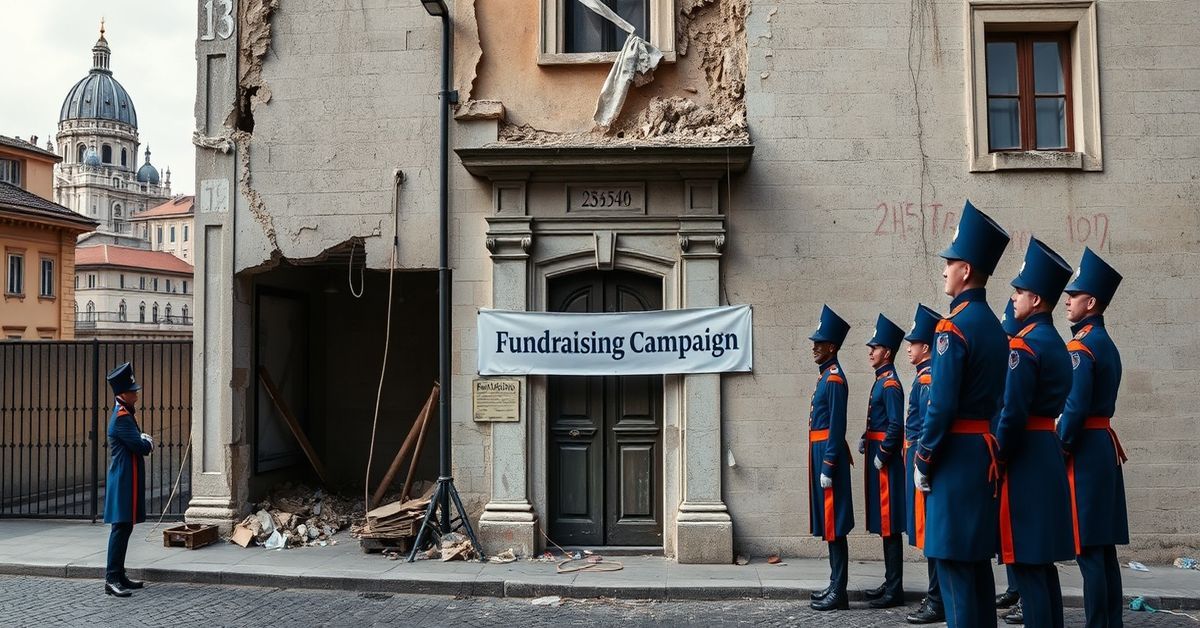 Pontifical Swiss Guard barracks undergoing renovation amidst financial struggles in Vatican City
