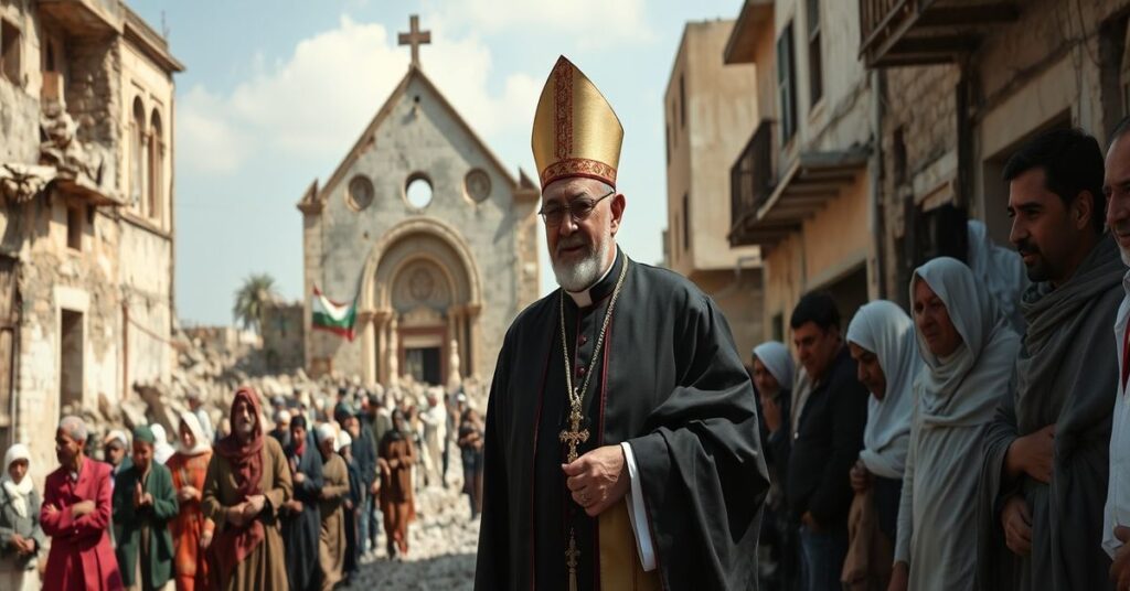 Archbishop Luigi Roberto Cona in war-torn Syria promoting modernist 'bridge' diplomacy amidst suffering Christians
