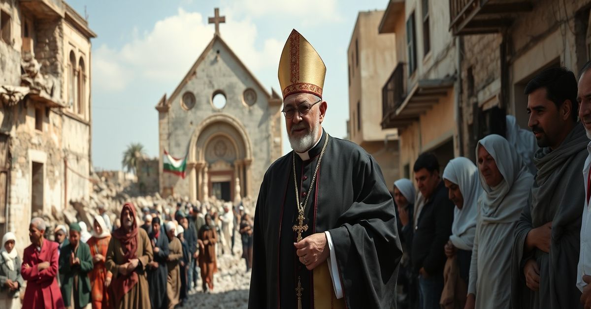 Archbishop Luigi Roberto Cona in war-torn Syria promoting modernist 'bridge' diplomacy amidst suffering Christians