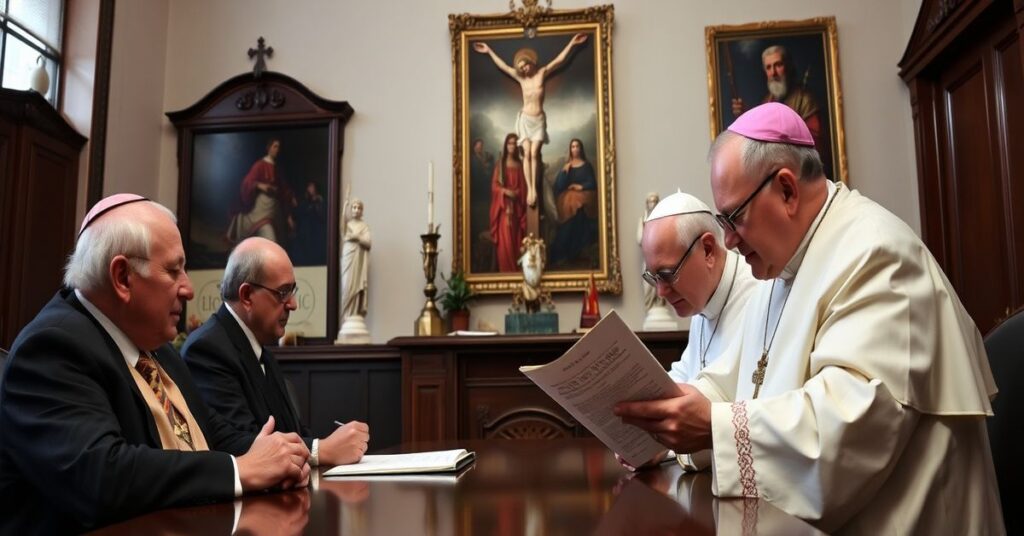 Bishop Agustinus Tri Budi Utomo signs an agreement to add Indonesian to Vatican News, symbolizing the deepening naturalistic apostasy in the post-conciliar Church.