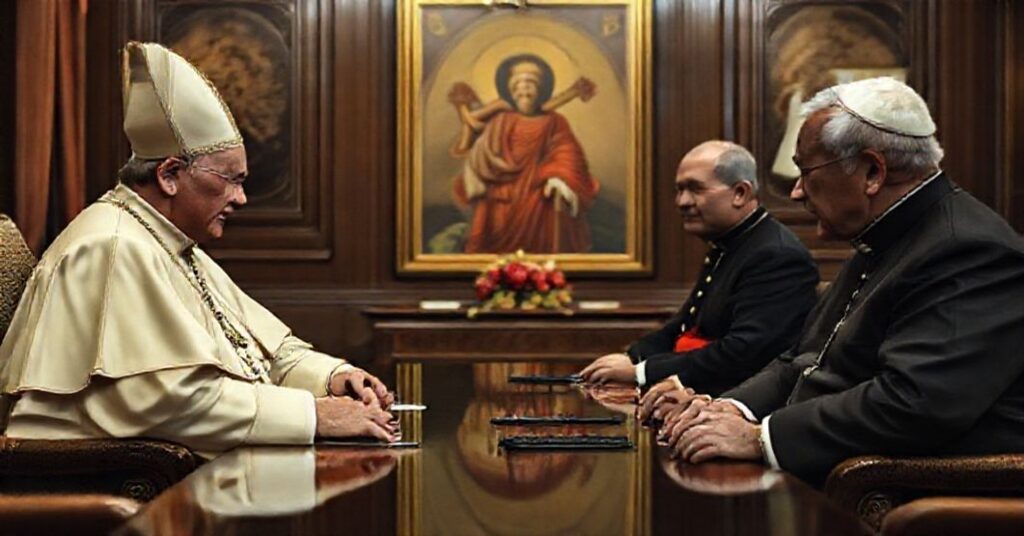 A sedevacantist Catholic critique of the Vatican's naturalistic betrayal in Mongolia through antipope Leo XIV and 'cardinal' Parolin's meeting with Mongolian President Khurelsukh Ukhnaa.